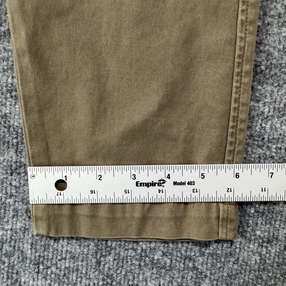 Levi's XX Chino Slim‎ Taper 31x32 Green Stretch Mens Pants  Khaki Garment Dyed